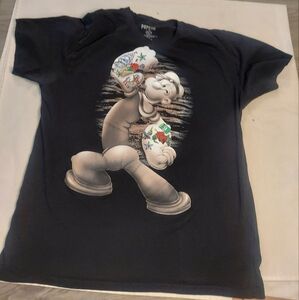 The product is a Popeye the Sailor Man graphic T-shirt in size XL for men.